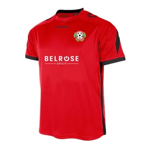 Stanno Drive Short Sleeve Shirt - Red/Black