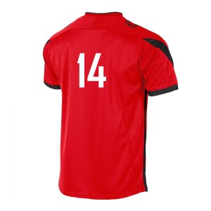 Stanno Drive Short Sleeve Shirt - Red/Black