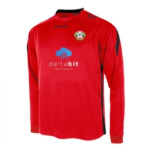 Stanno Drive Long Sleeve Shirt - Red/Black