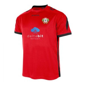 Stanno Drive Short Sleeve Shirt - Red/Black