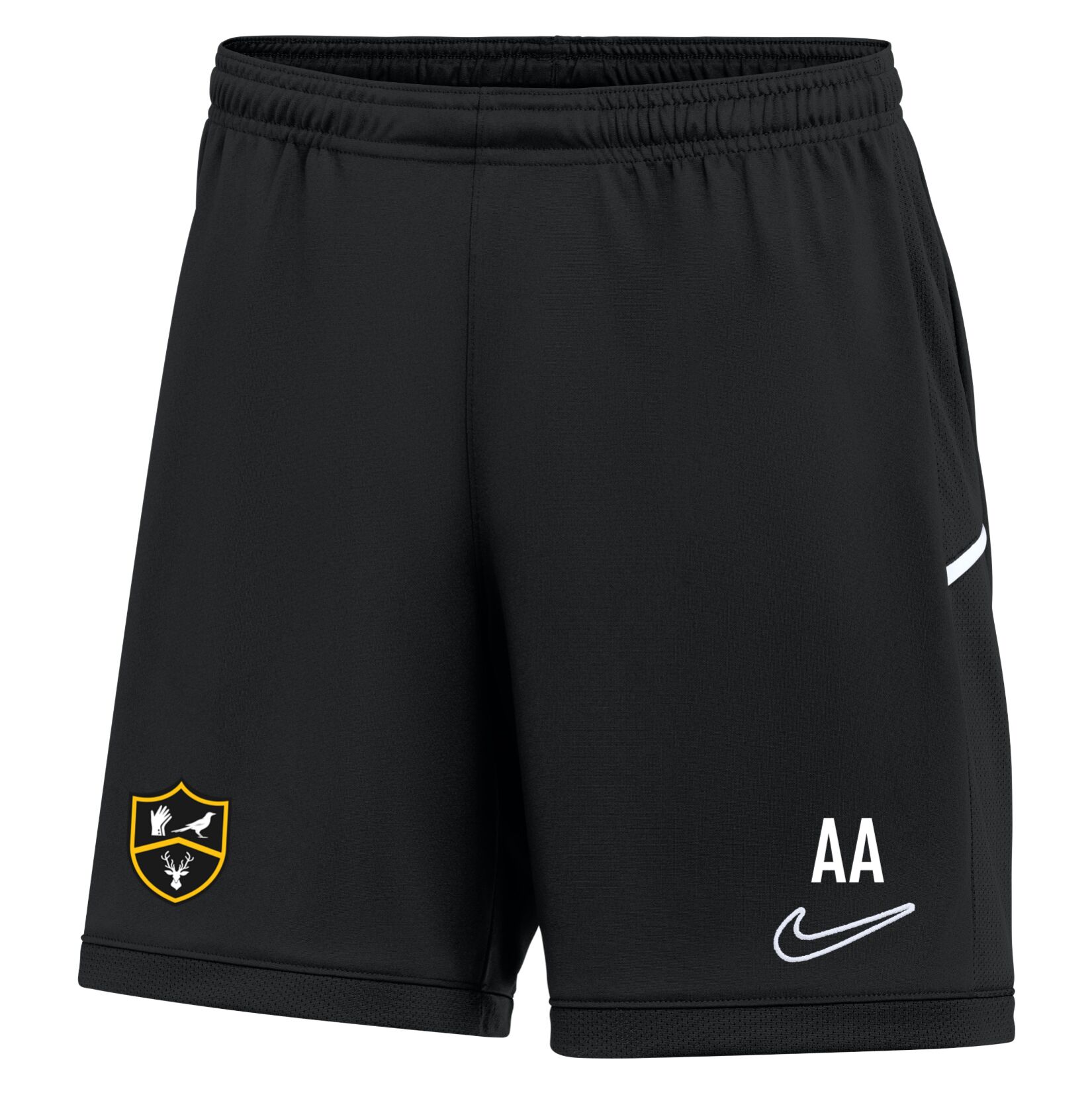 Nike Dri-FIT Academy 25 Shorts (W) - Black/Black/White