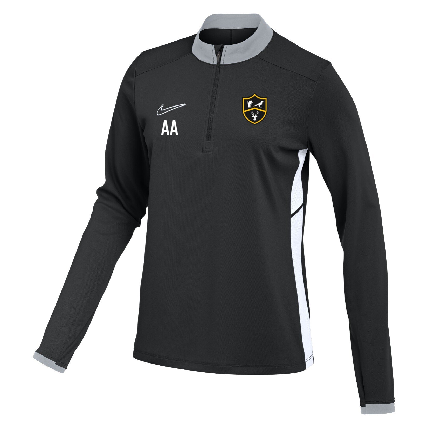 Nike Dri-FIT Academy 25 Drill Top (W) - Black/White/White