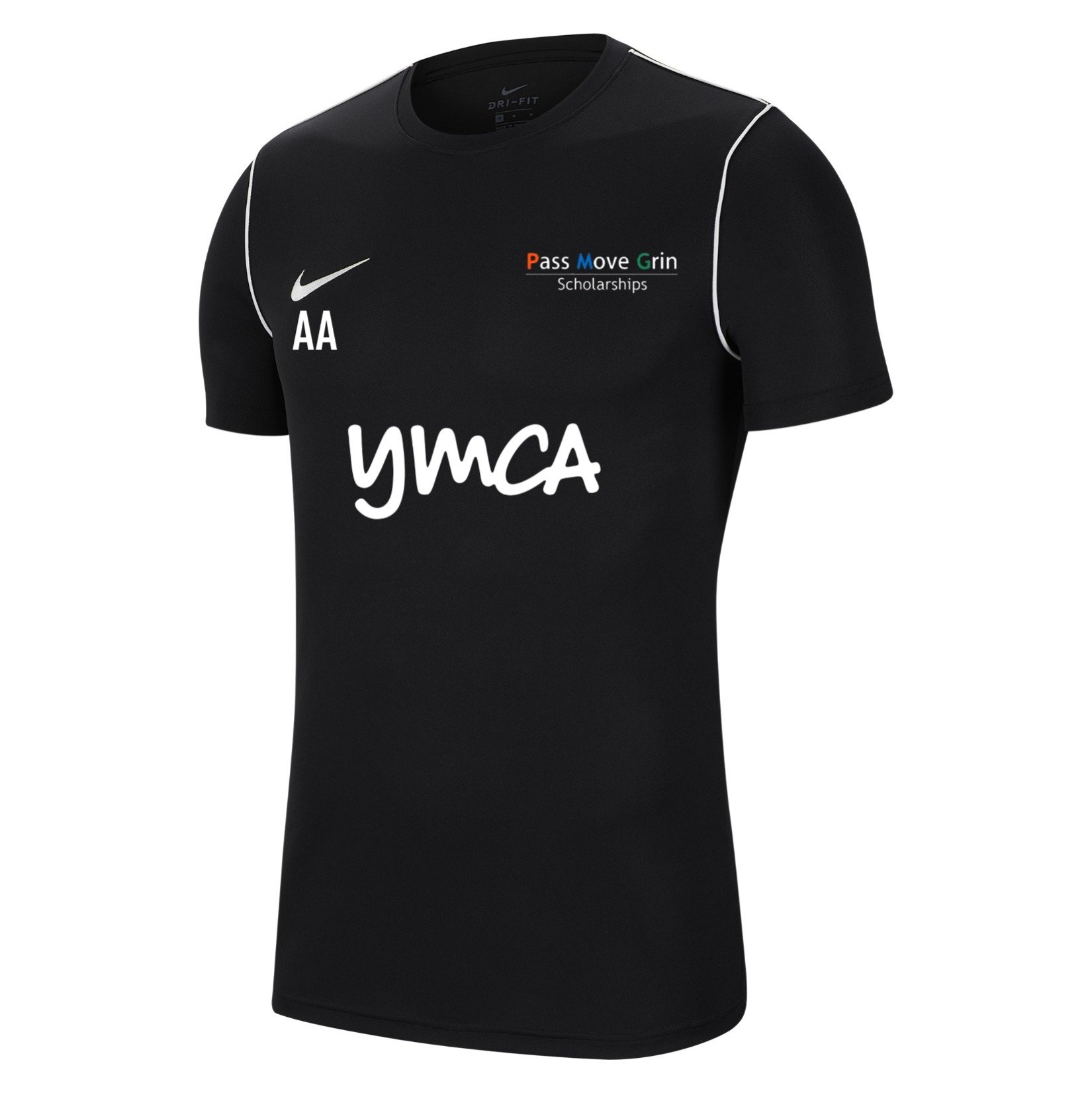 Nike Park 20 Short Sleeve Training Tee - Black/White/White