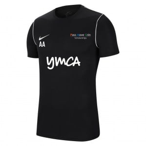 Nike Park 20 Short Sleeve Training Tee - Black/White/White