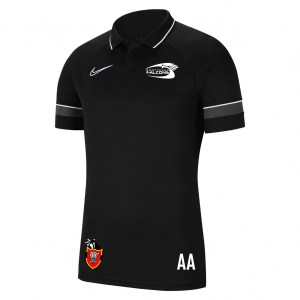 Nike Academy 21 Performance Polo (M) Black-White-Anthracite-White