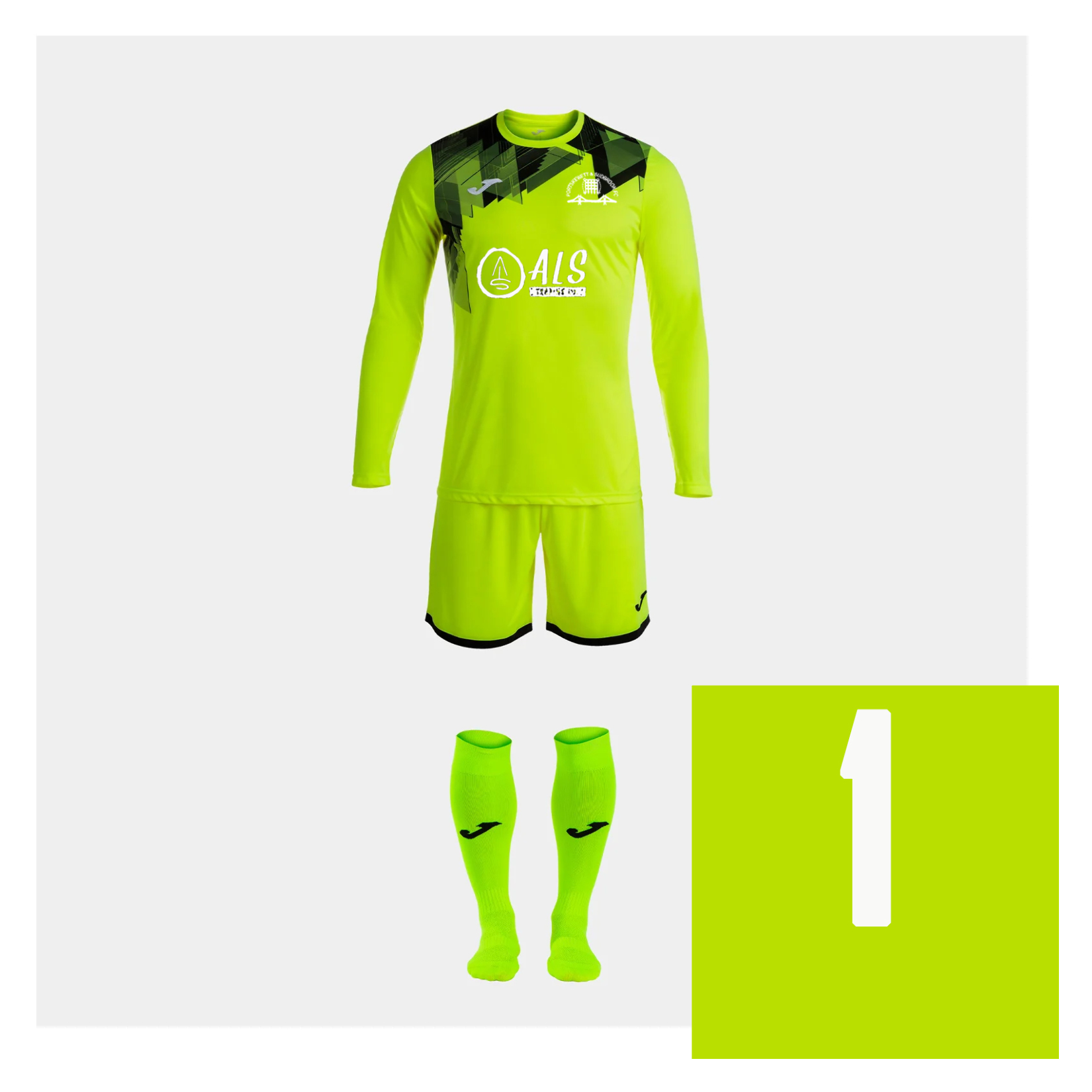 Joma Zamora VI Goalkeeper Set Fluor Yellow-Black