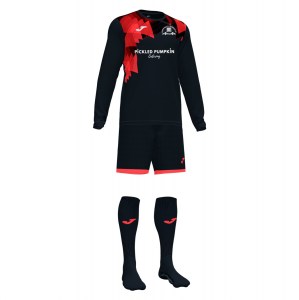 Joma Zamora VI Goalkeeper Set Black-Dark Orange Fluor