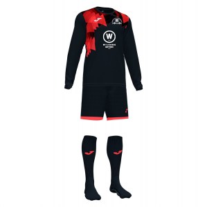 Joma Zamora VI Goalkeeper Set Black-Dark Orange Fluor