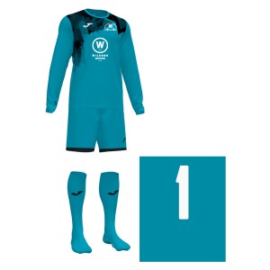 Joma Zamora VI Goalkeeper Set Blue Bird-Black