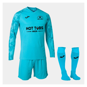 Joma Zamora VII Goalkeeper Set - Shirts + Shorts + Socks Fluo Turquoise