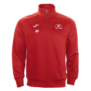 Joma FARAON 1/4 ZIP SWEATSHIRT Red-White