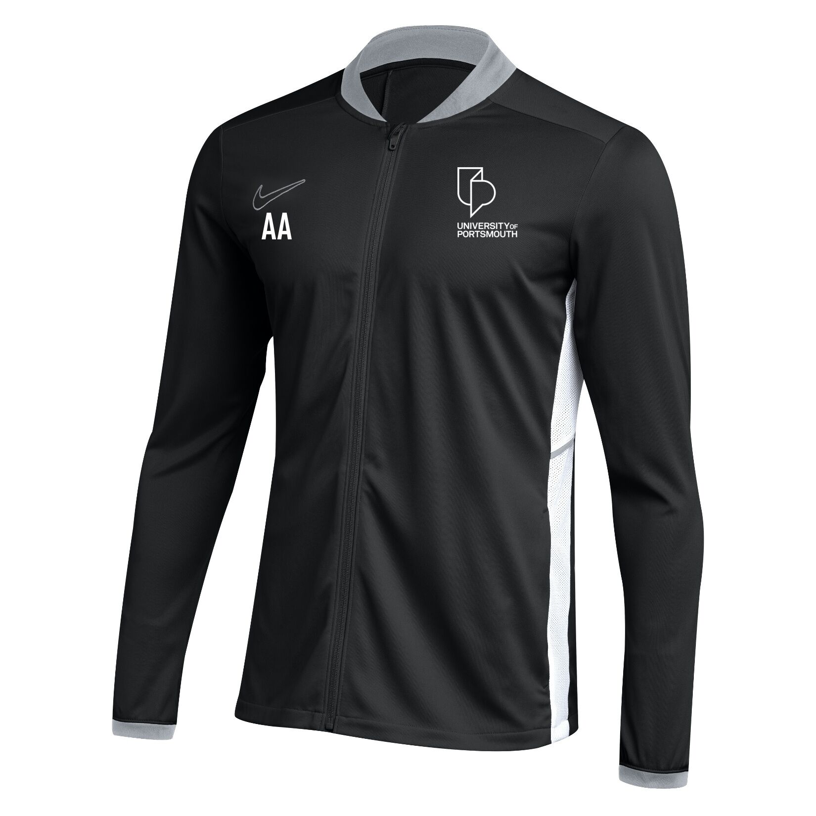Nike Dri-FIT Academy 25 Knit Track Jacket (W) - Black/White/White