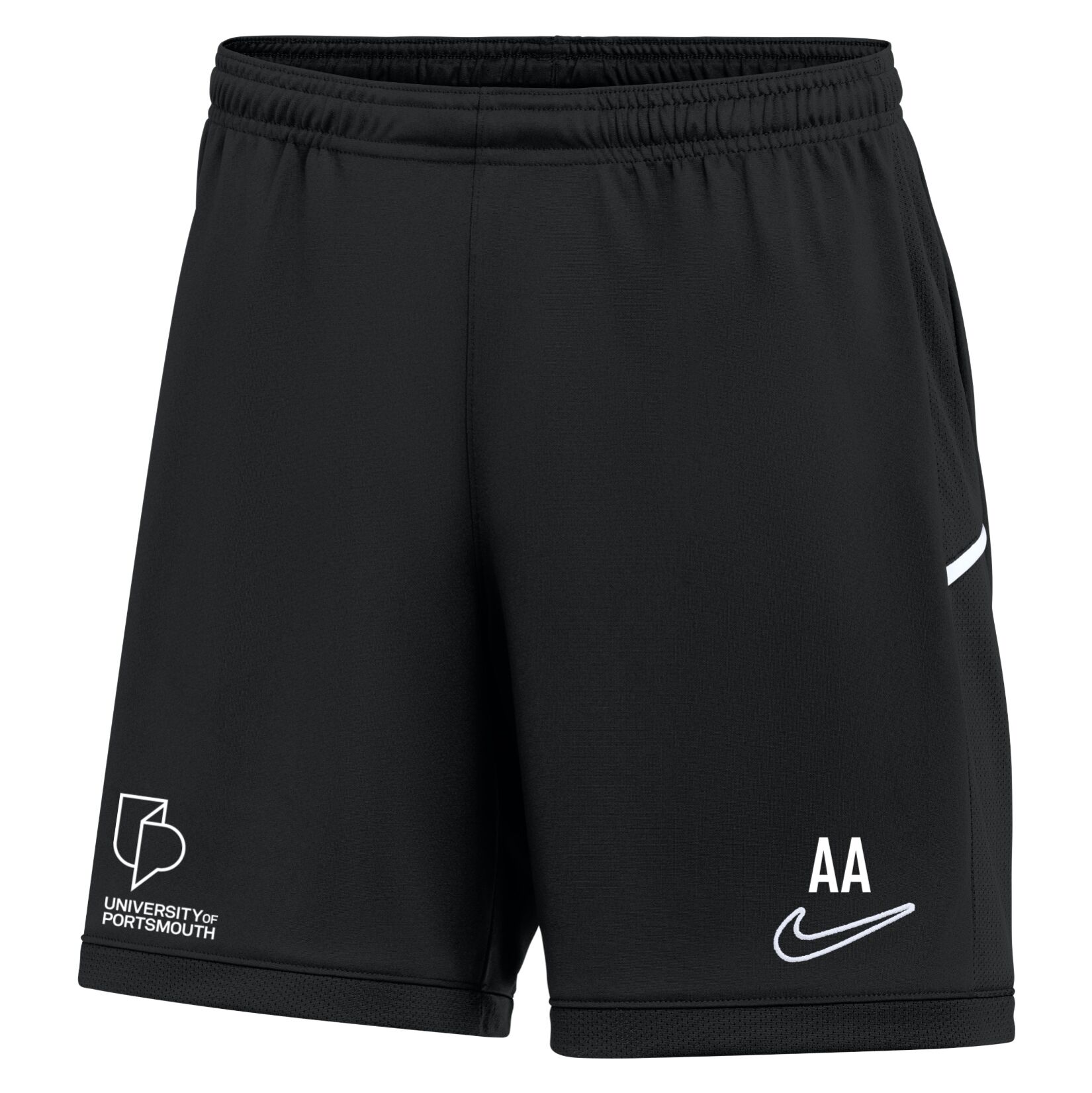 Nike Dri-FIT Academy 25 Shorts (W) - Black/Black/White