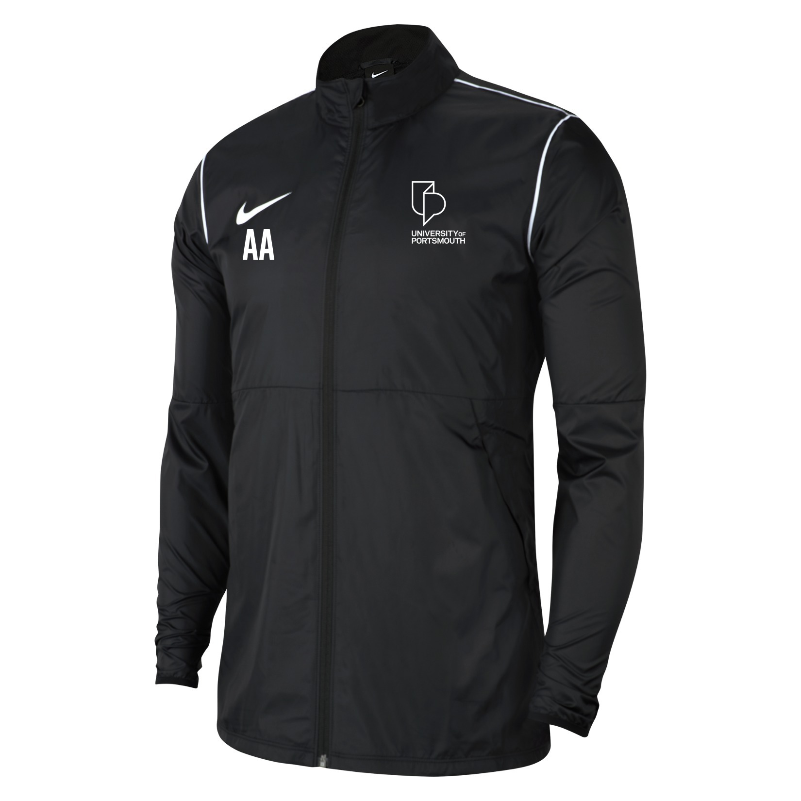 Nike Park 20 Repel Rain Jacket - Black/White/White