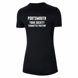 Nike Womens Park VII Dri-FIT Short Sleeve Shirt (W) Black-White