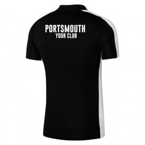 Nike Dri-Fit Academy 23 Polo - Black/White/White