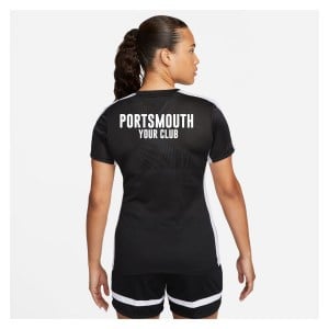 Nike Academy 23 Short Sleeve Training Top (W) - Black/White/White