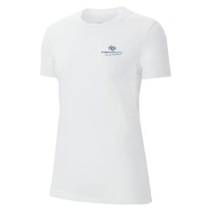 Nike Womens Team Club 20 Cotton T-Shirt (W) White-Black