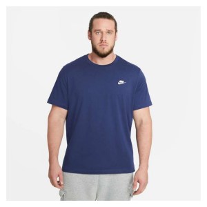 Nike Sportswear Club T-Shirt Midnight Navy-White