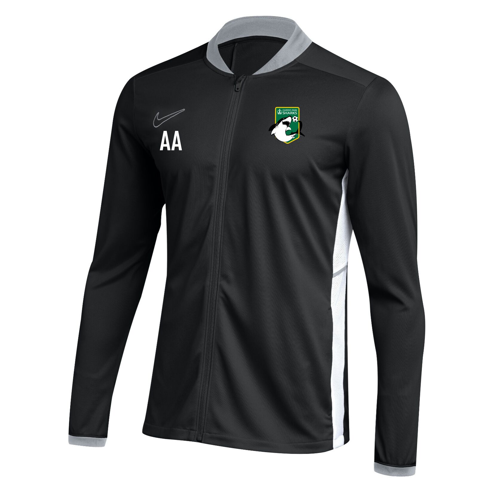 Nike Dri-FIT Academy 25 Knit Track Jacket - Black/White/White