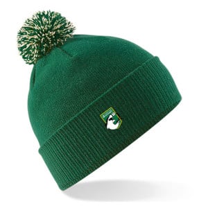 Snowstar Beanie Bottle Green-Off White
