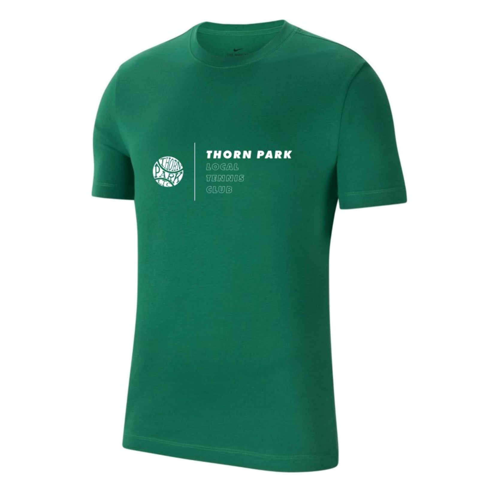 Nike Team Club 20 Cotton T-Shirt (M) Pine Green-White