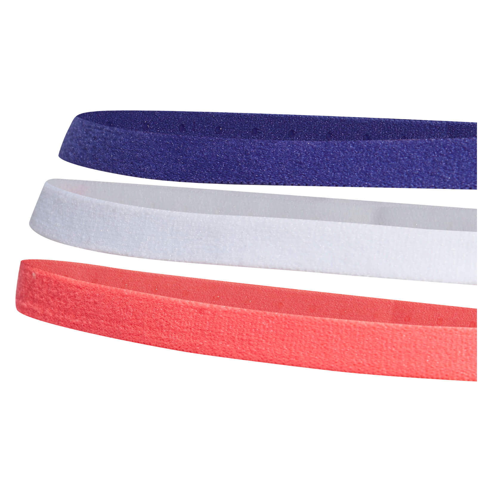 adidas Hairband 3 Pack Orbit Violet-White-Solar Red