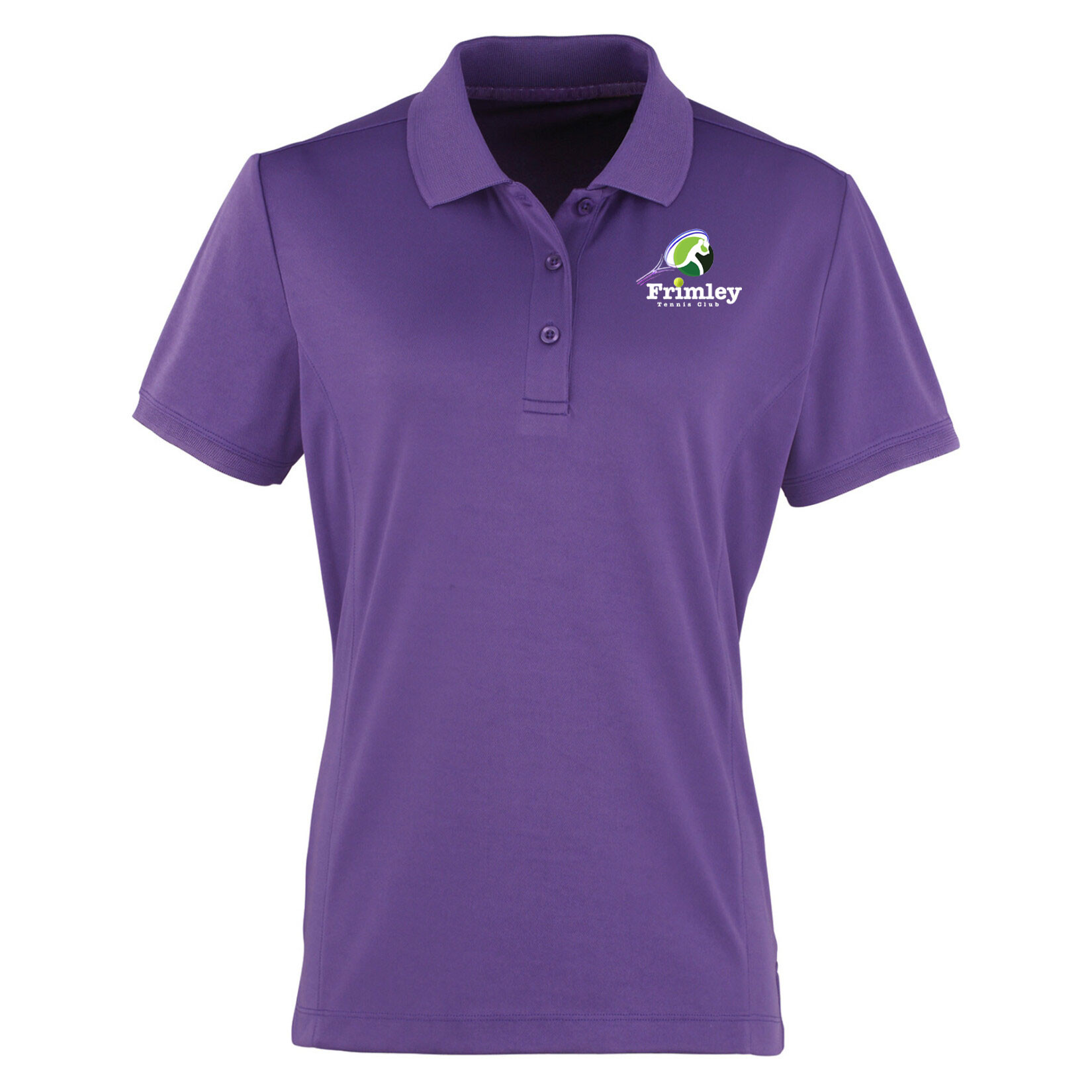 Womens Coolchecker pique polo (W) Purple