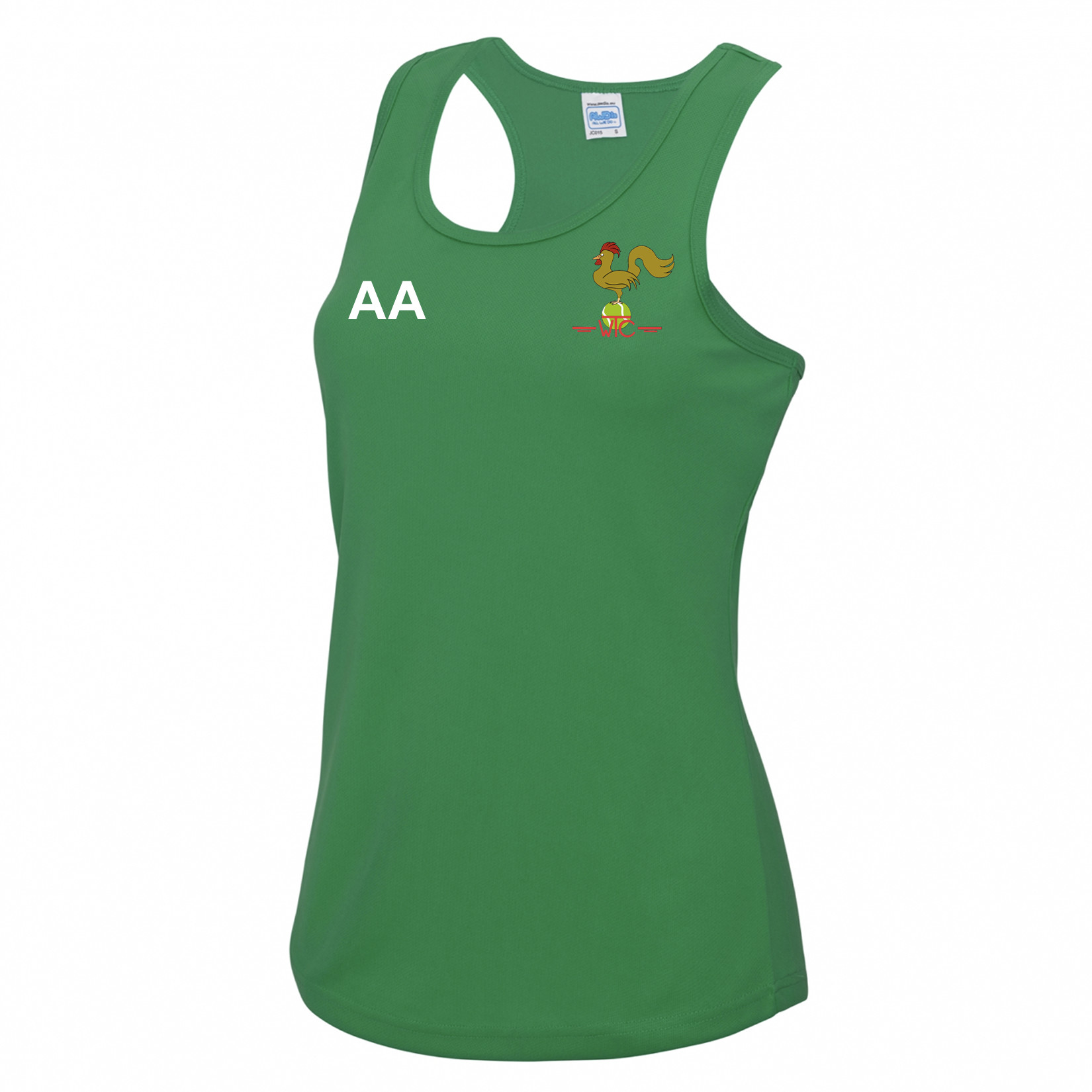 Womens Cool Performance Vest (W) Kelly Green