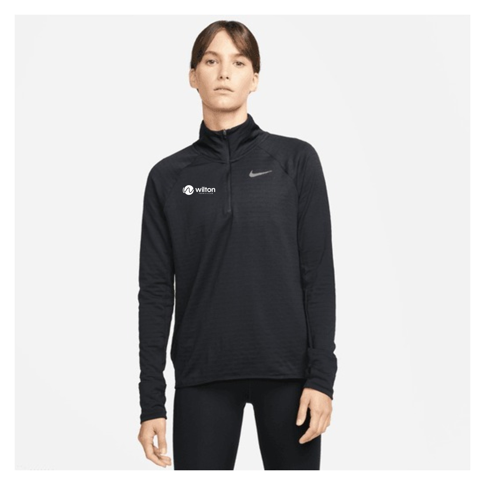 Nike Therma-FIT Element 1/2-Zip Running Top (W) - Black/Reflective Silver