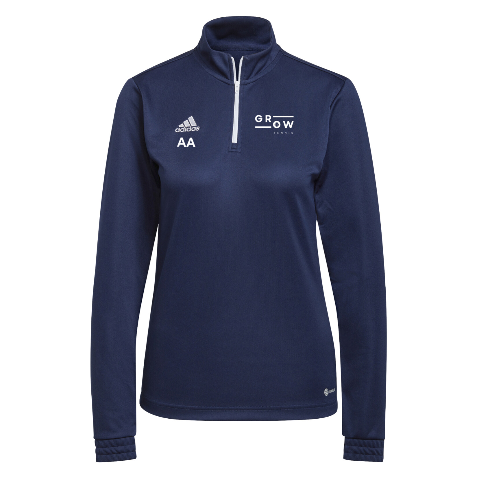 adidas Entrada 22 1/4 Zip Training Top (W) - Team Navy Blue