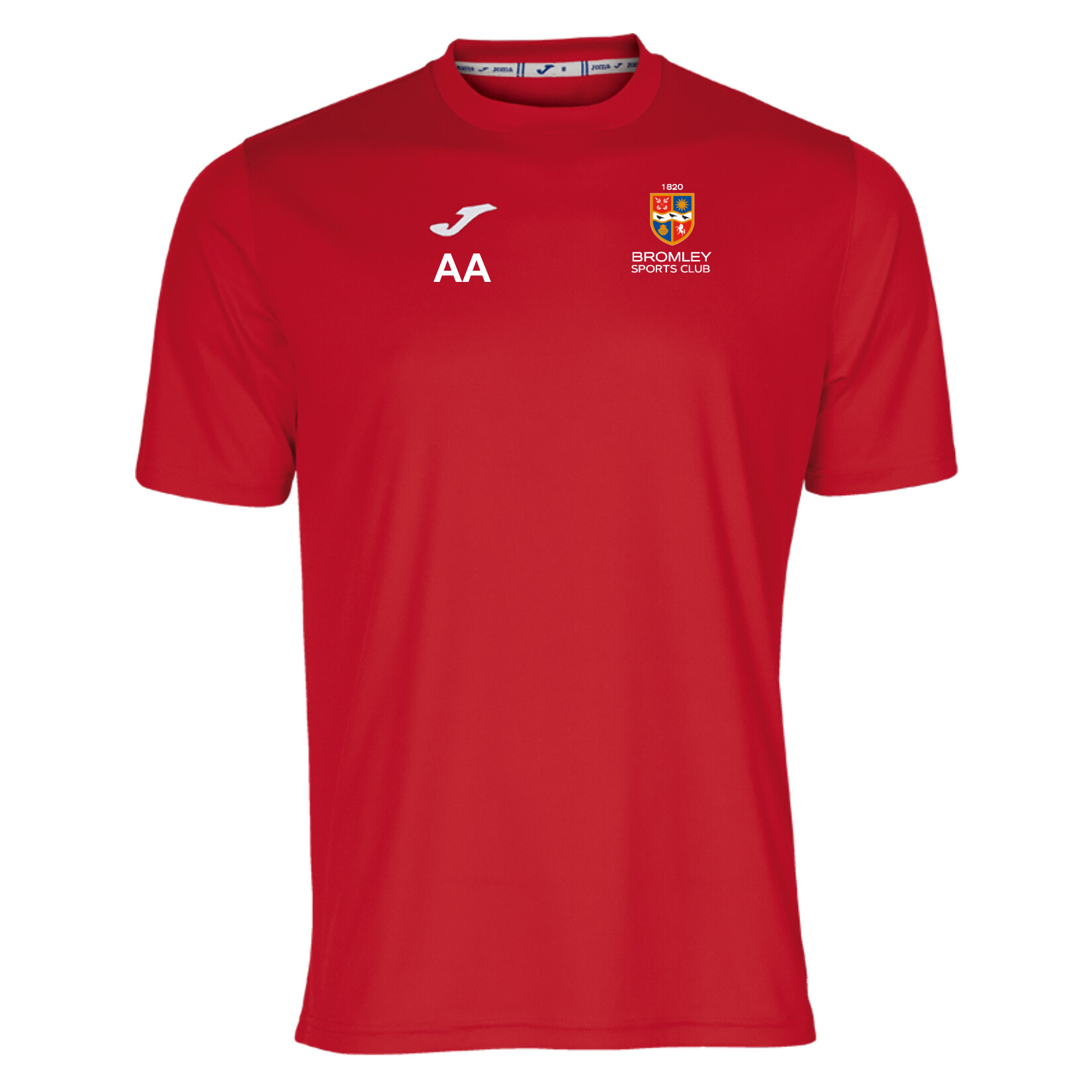 Joma Combi Short Sleeve Mens Performance Shirt - Red