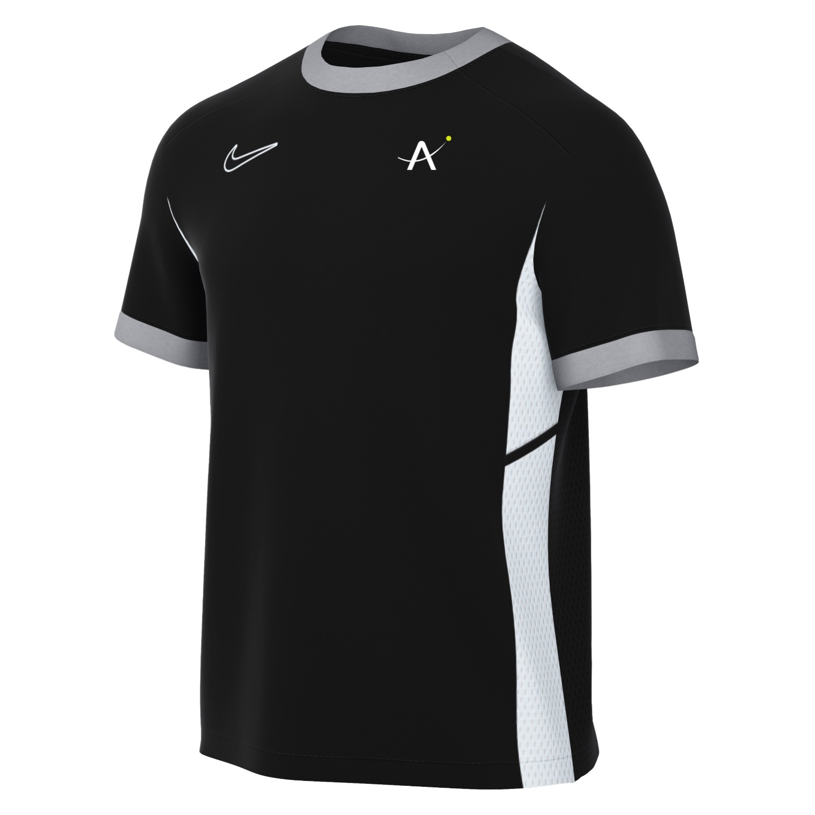 Nike Academy 25 Short-Sleeve Training Top - Black/White/White