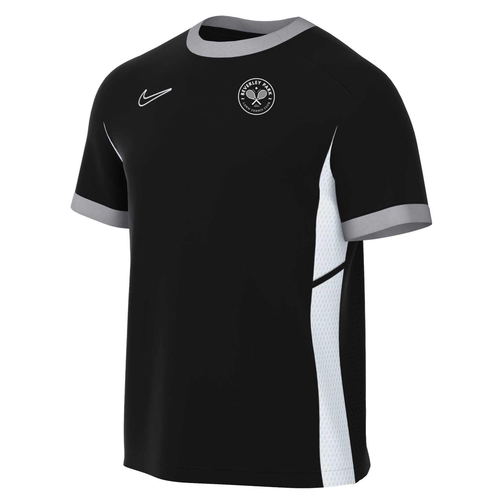Nike Academy 25 Short-Sleeve Training Top - Black/White/White
