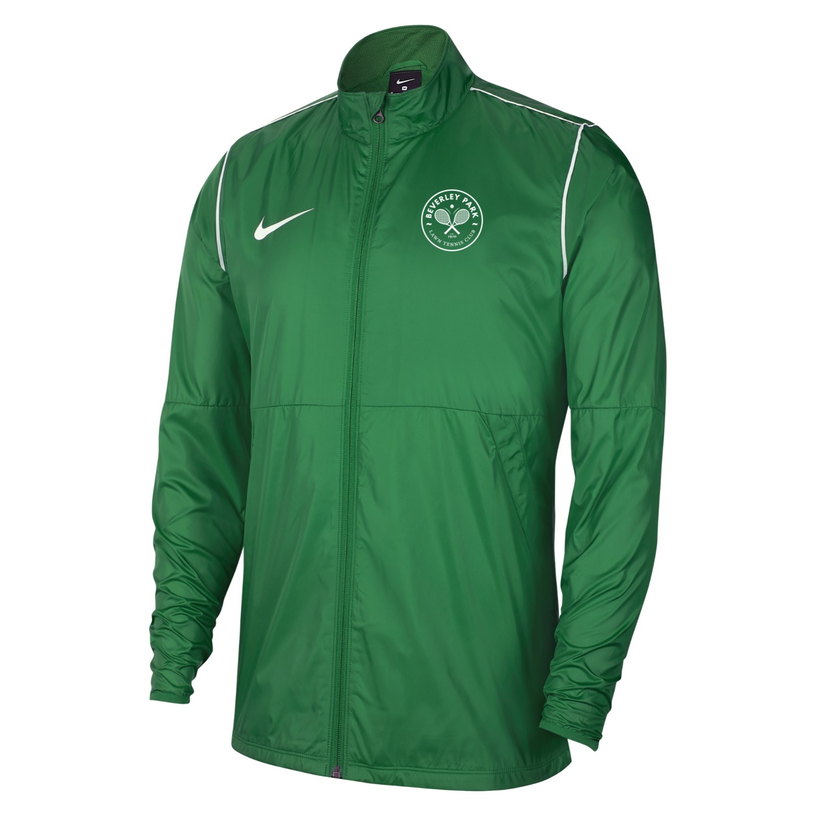 Nike Park 20 Repel Rain Jacket - Pine Green/White/White