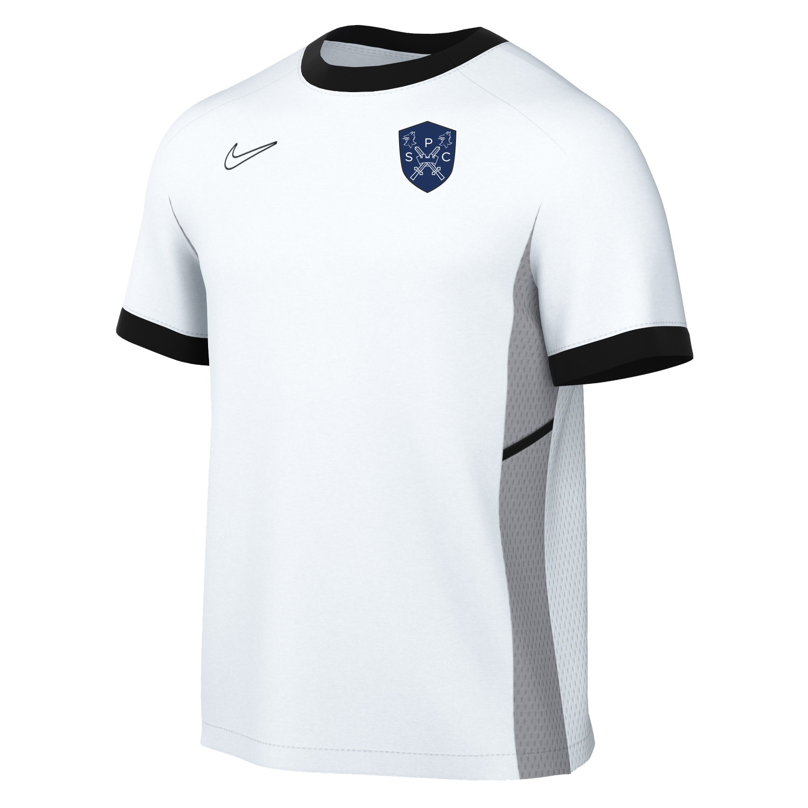 Nike Academy 25 Short-Sleeve Training Top - White/Black/Black