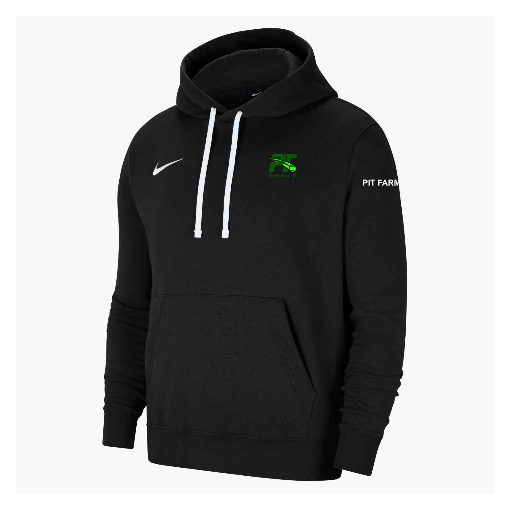 Nike Team Club 20 Fleece Hoodie (M) - Black/White/White