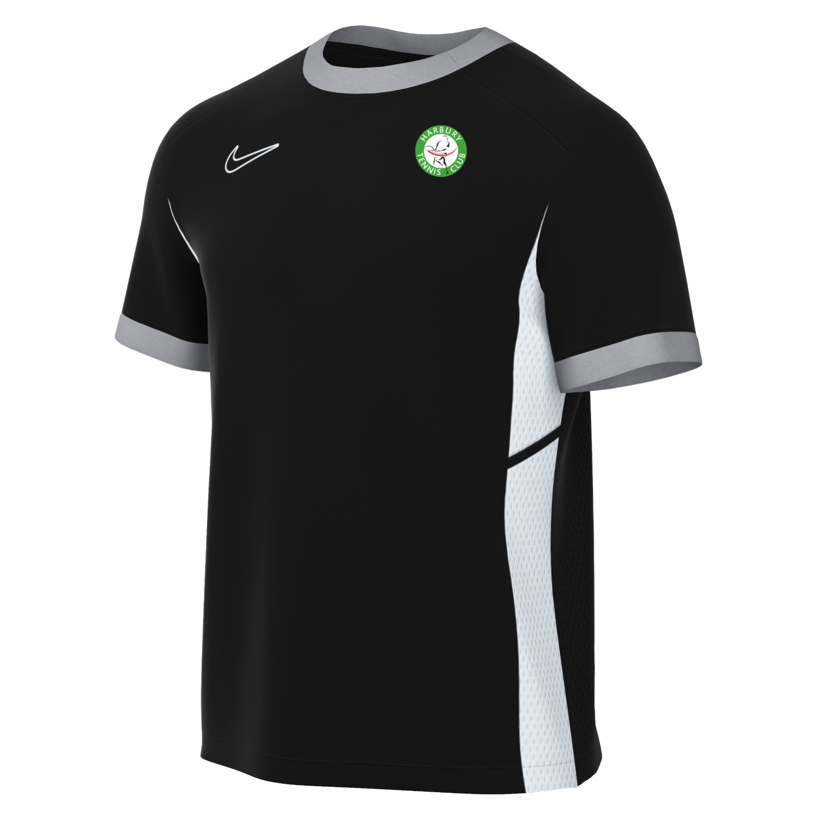 Nike Academy 25 Short-Sleeve Training Top - Black/White/White