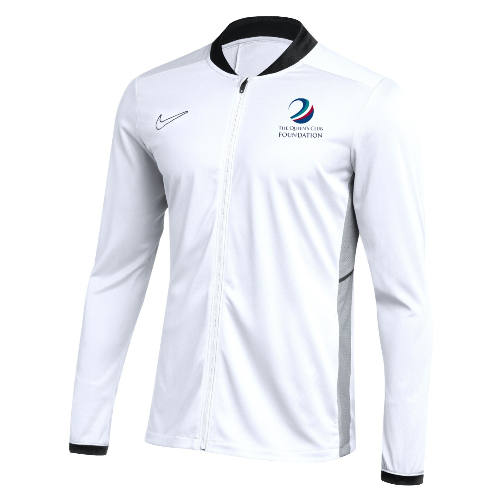 Nike Dri-FIT Academy 25 Knit Track Jacket - White/Black/Black