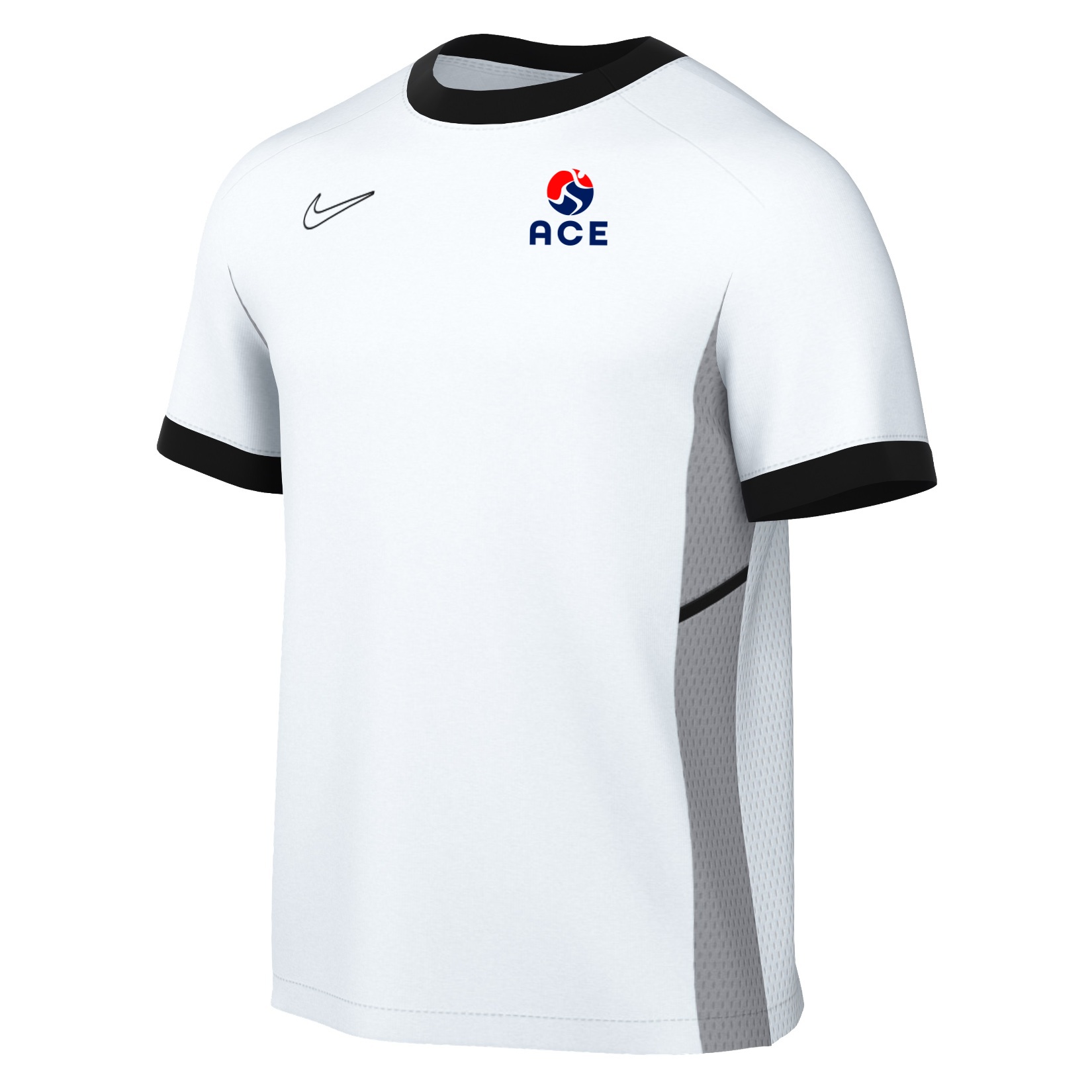 Nike Academy 25 Short-Sleeve Training Top - White/Black/Black