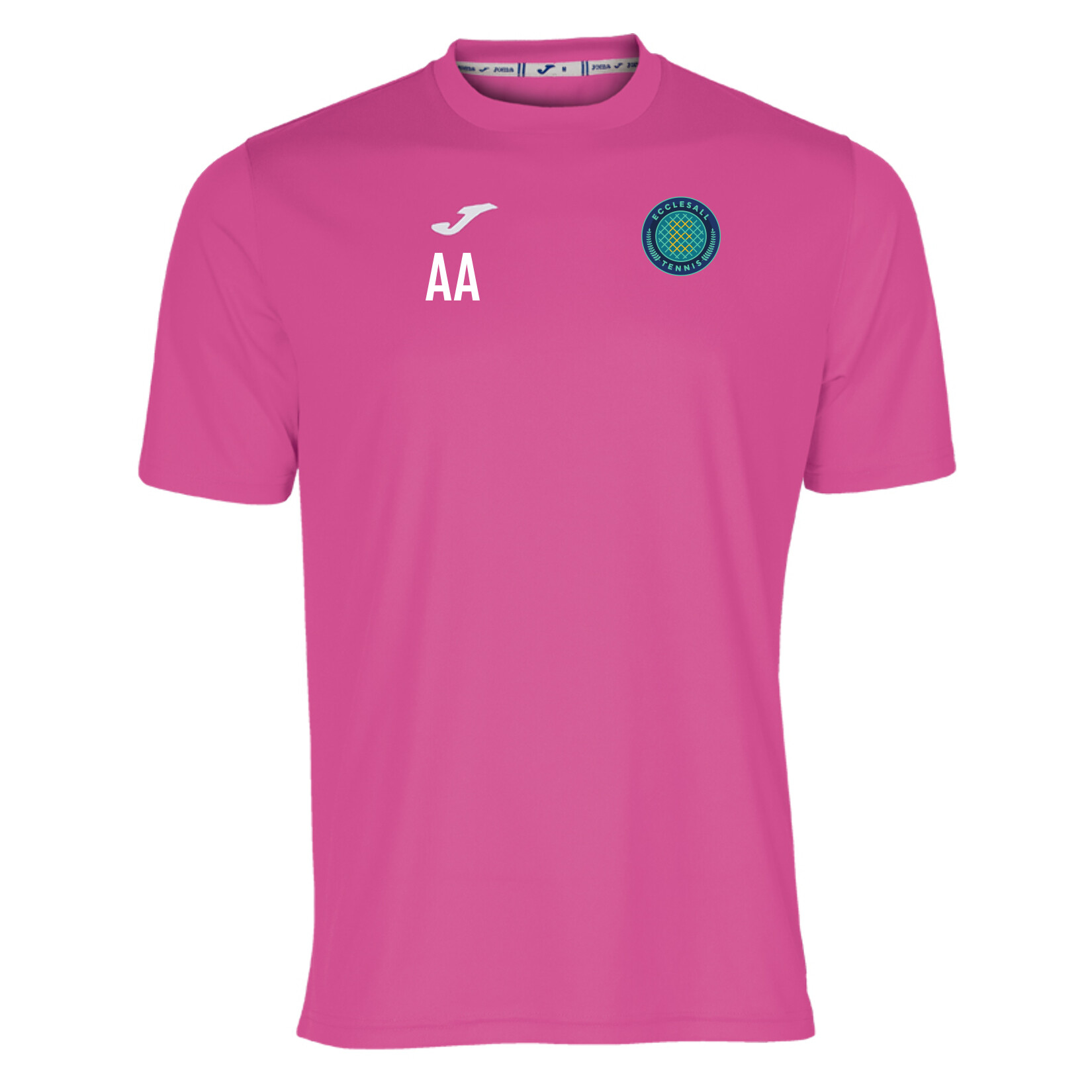 Joma Combi Short Sleeve Mens Performance Shirt - Raspberry