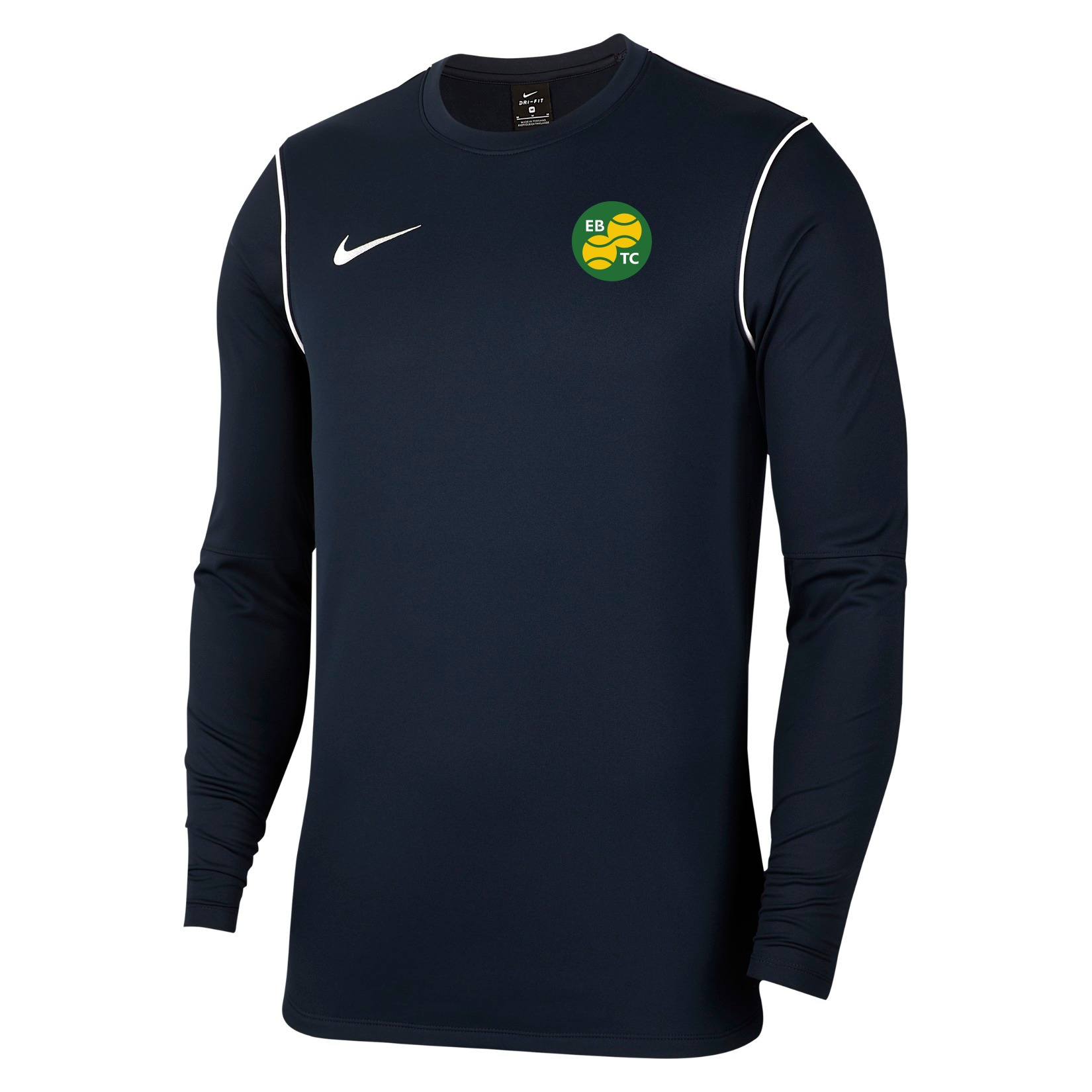 Nike Dri-FIT Park 20 Crew Top - Obsidian/White/White