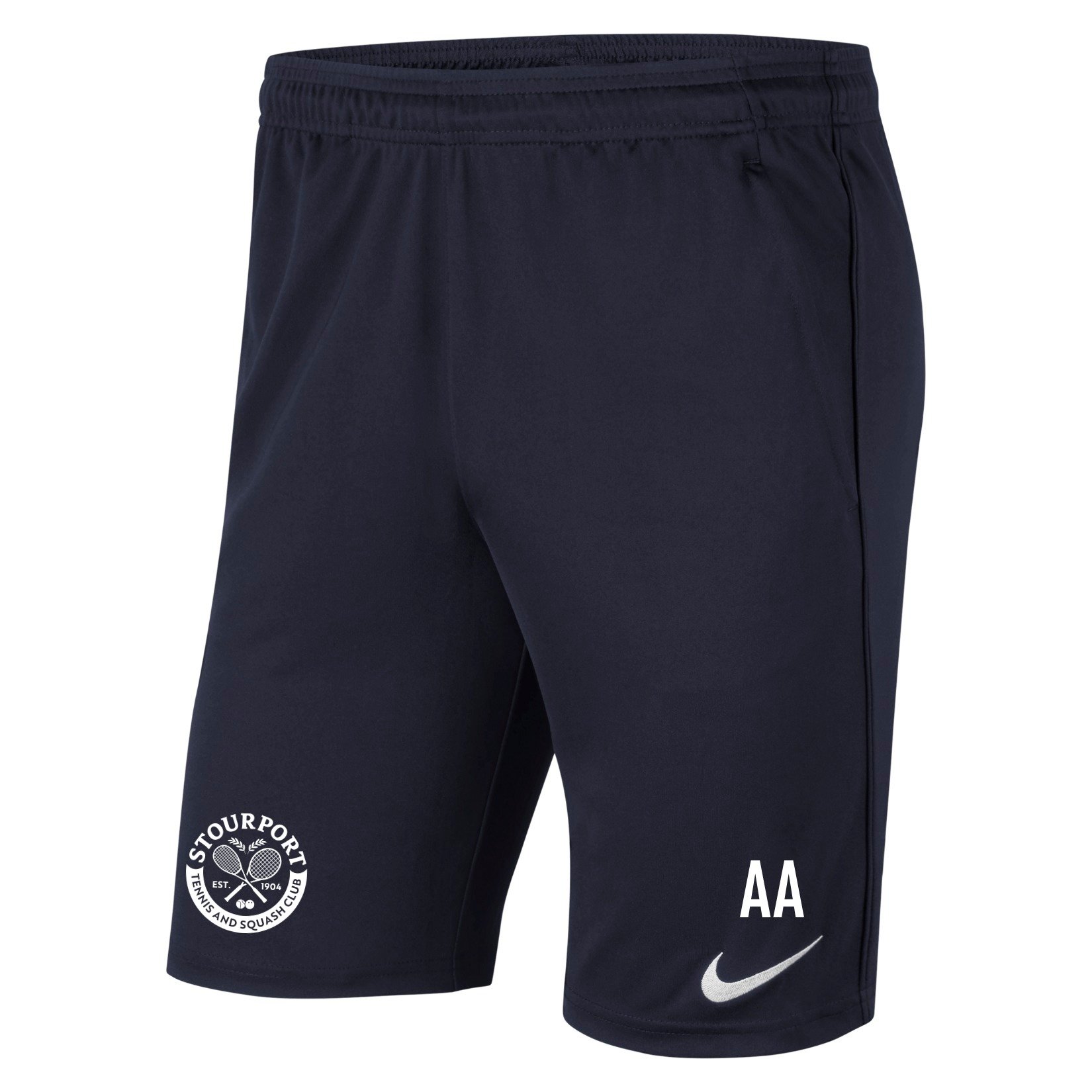 Nike Park 20 Pocketed Shorts (M) - Obsidian/Obsidian/White