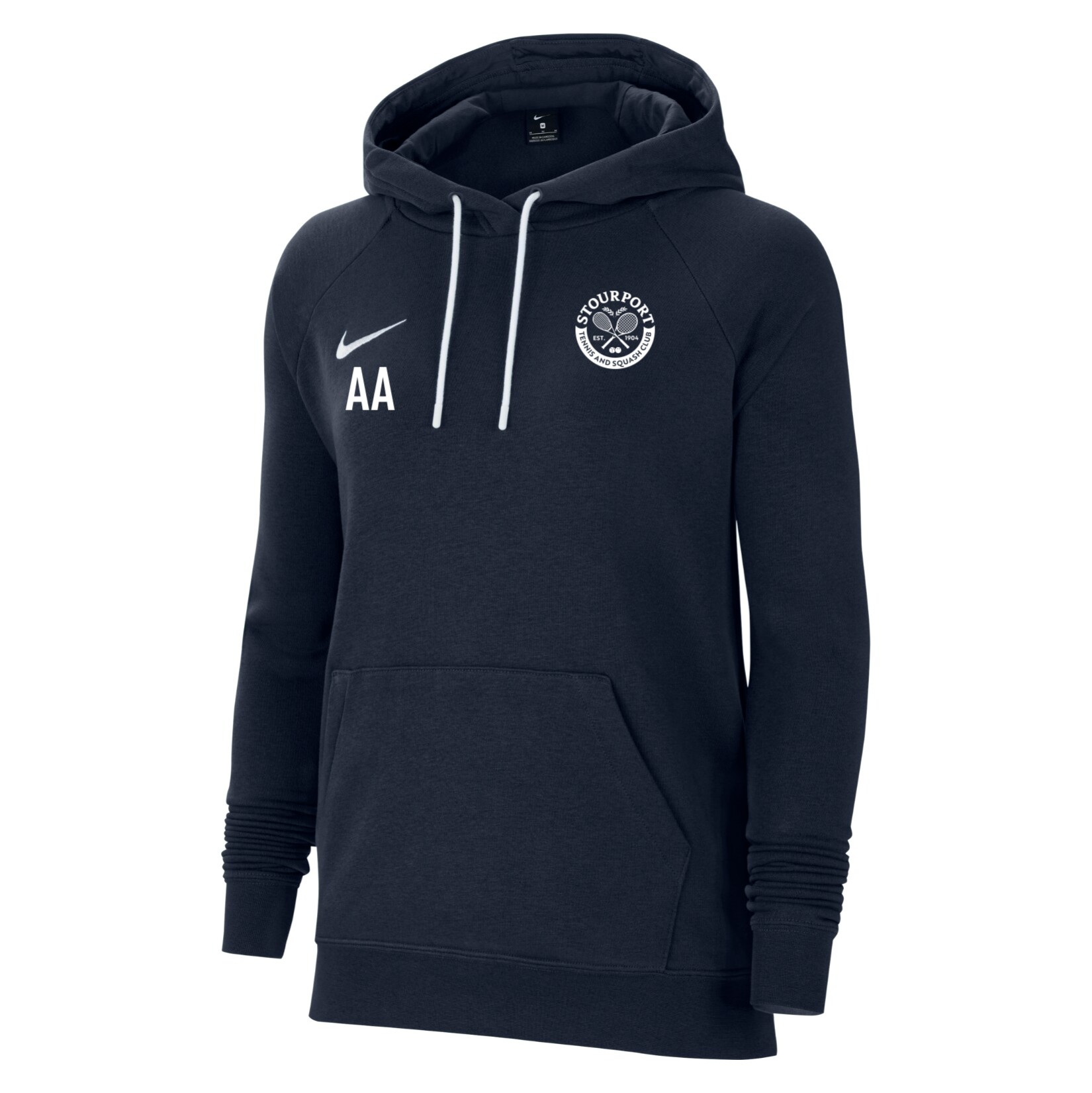 Nike Team Club 20 Hoodie (W) - Obsidian/White/White