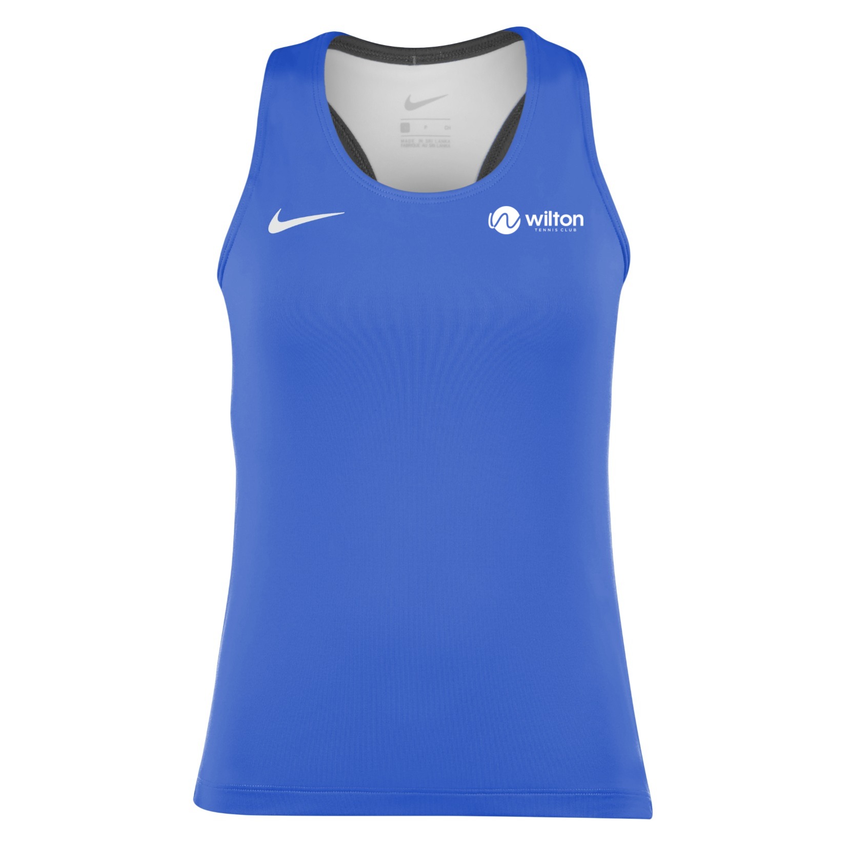 Zelus-Nike Airborne Running Top - Royal Blue/White