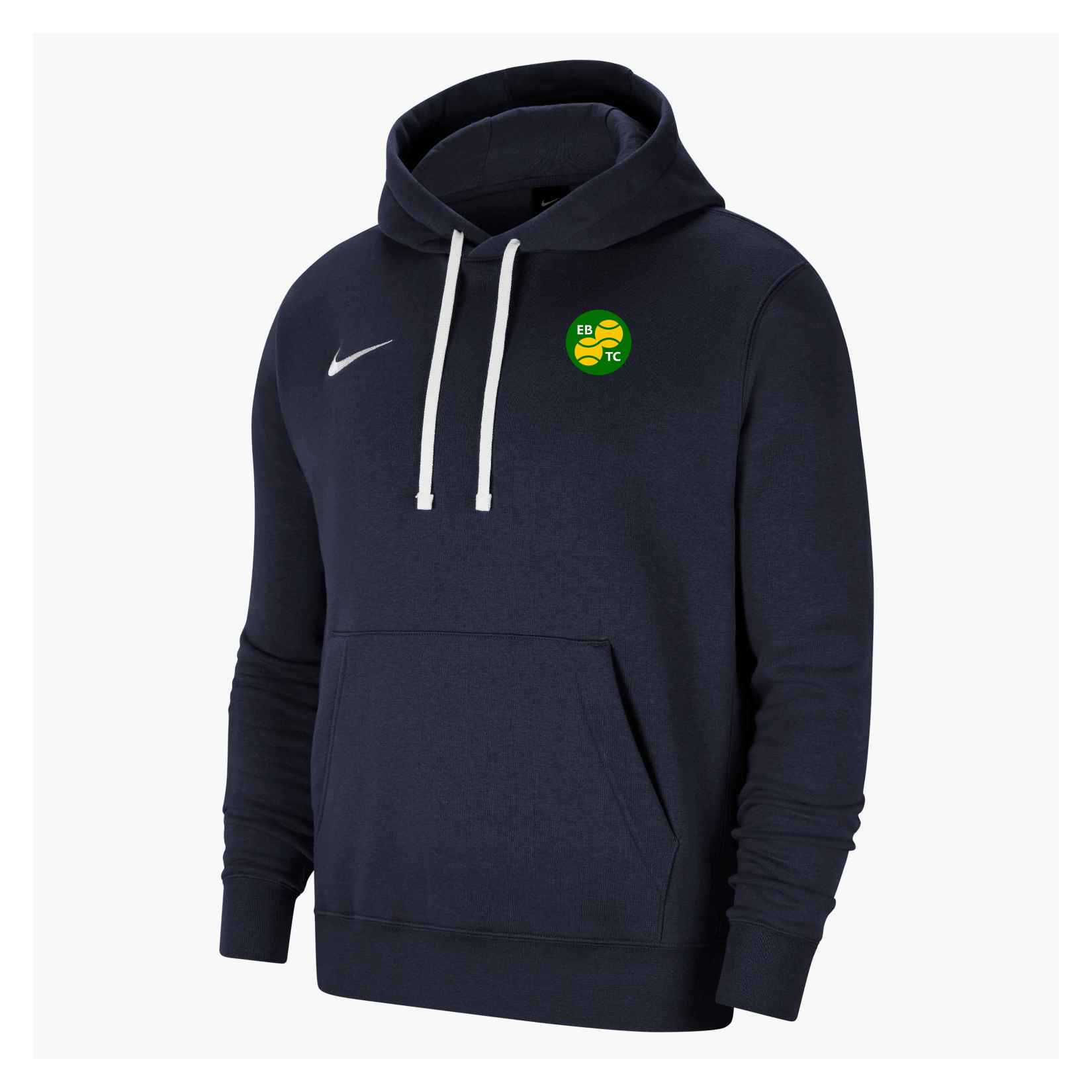 Nike Team Club 20 Fleece Hoodie (M) - Obsidian/White/White