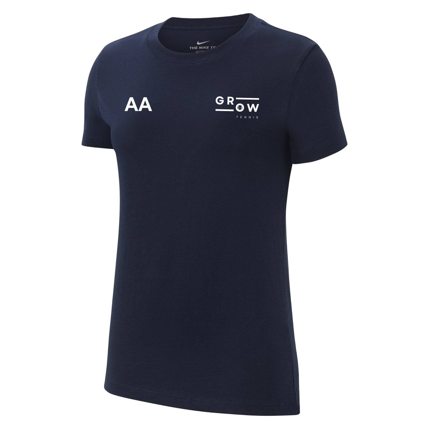 Nike Team Club 20 Cotton T-Shirt (W) - Obsidian/White