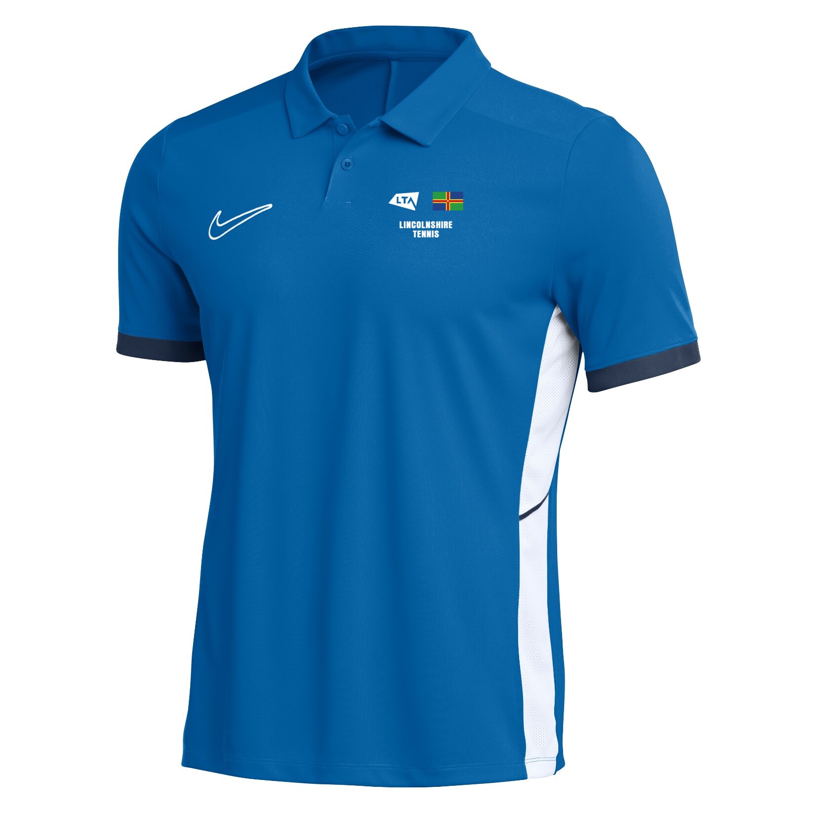 Nike Dri-FIT Academy 25 Polo - Royal Blue/Obsidian/White