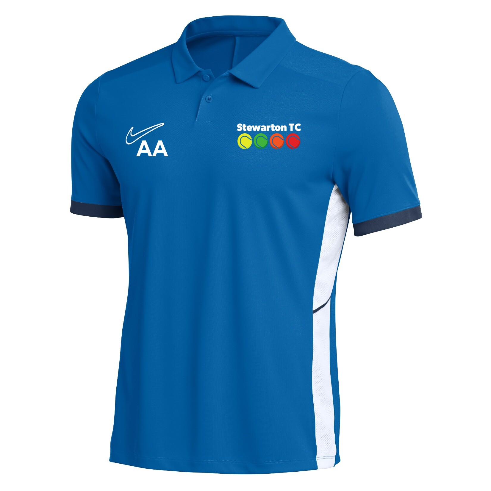 Nike Dri-FIT Academy 25 Polo - Royal Blue/Obsidian/White