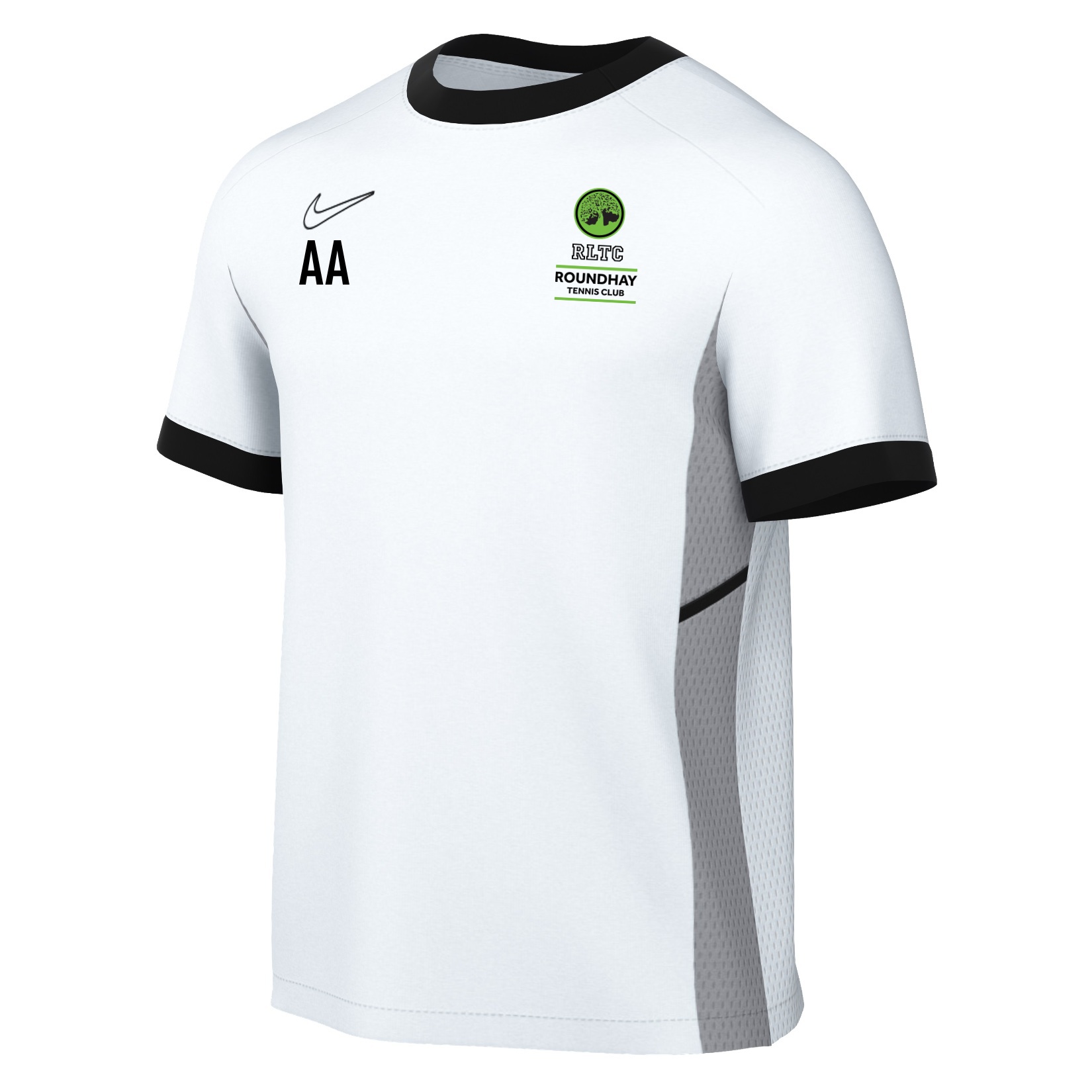 Nike Academy 25 Short-Sleeve Training Top - White/Black/Black